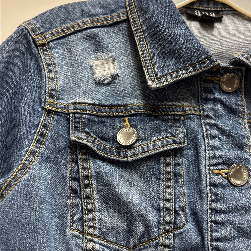 A New Approach Denim Blue Women's Jacket Size Medium - Picture 2 of 6